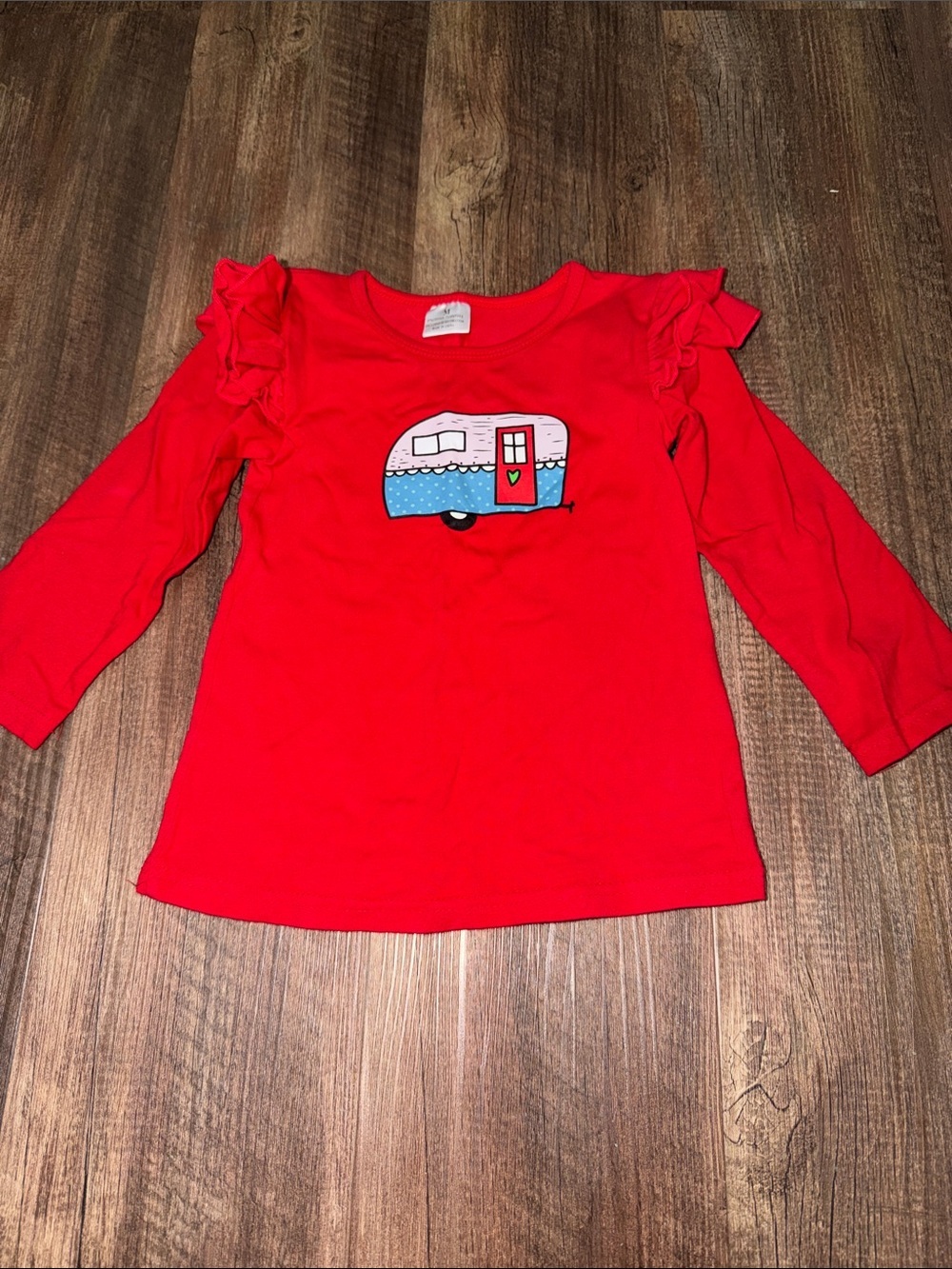Girls Camper Boutique Shirt size M but fits a 4/5 imo